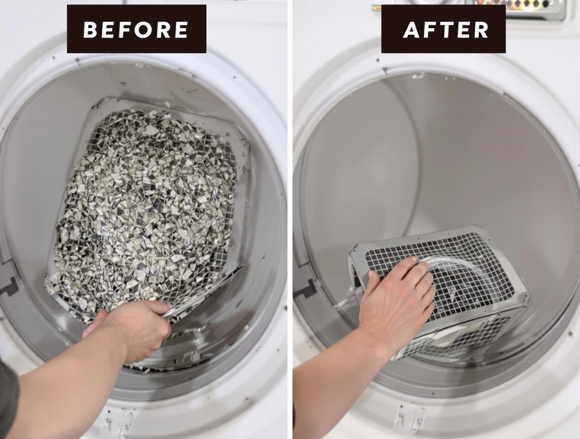 Professional lint trap cleaning by Lake of the Woods Dryer Vent Cleaning in Lake of the Woods