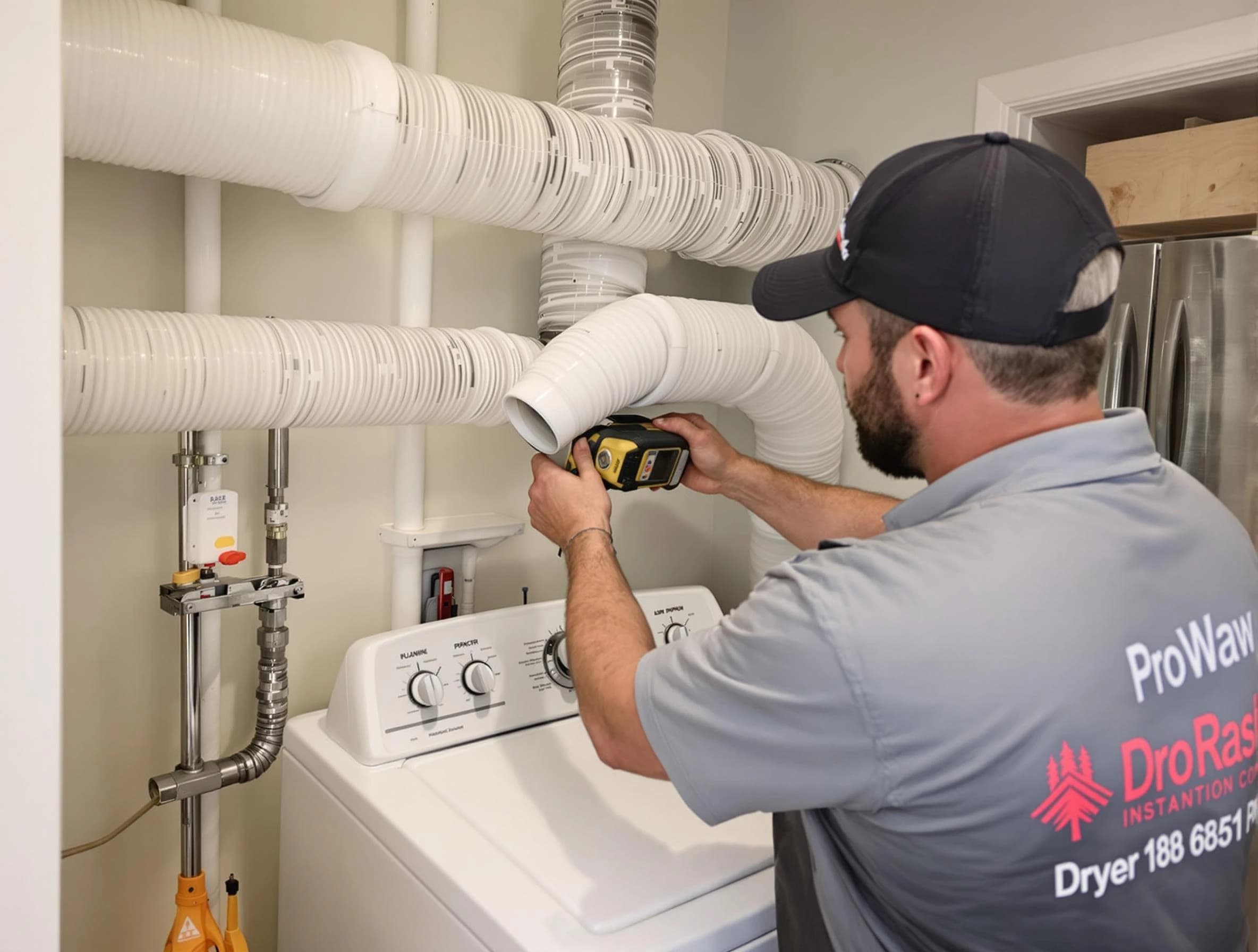 Professional dryer vent hose installation by Lake of the Woods Dryer Vent Cleaning in Lake of the Woods