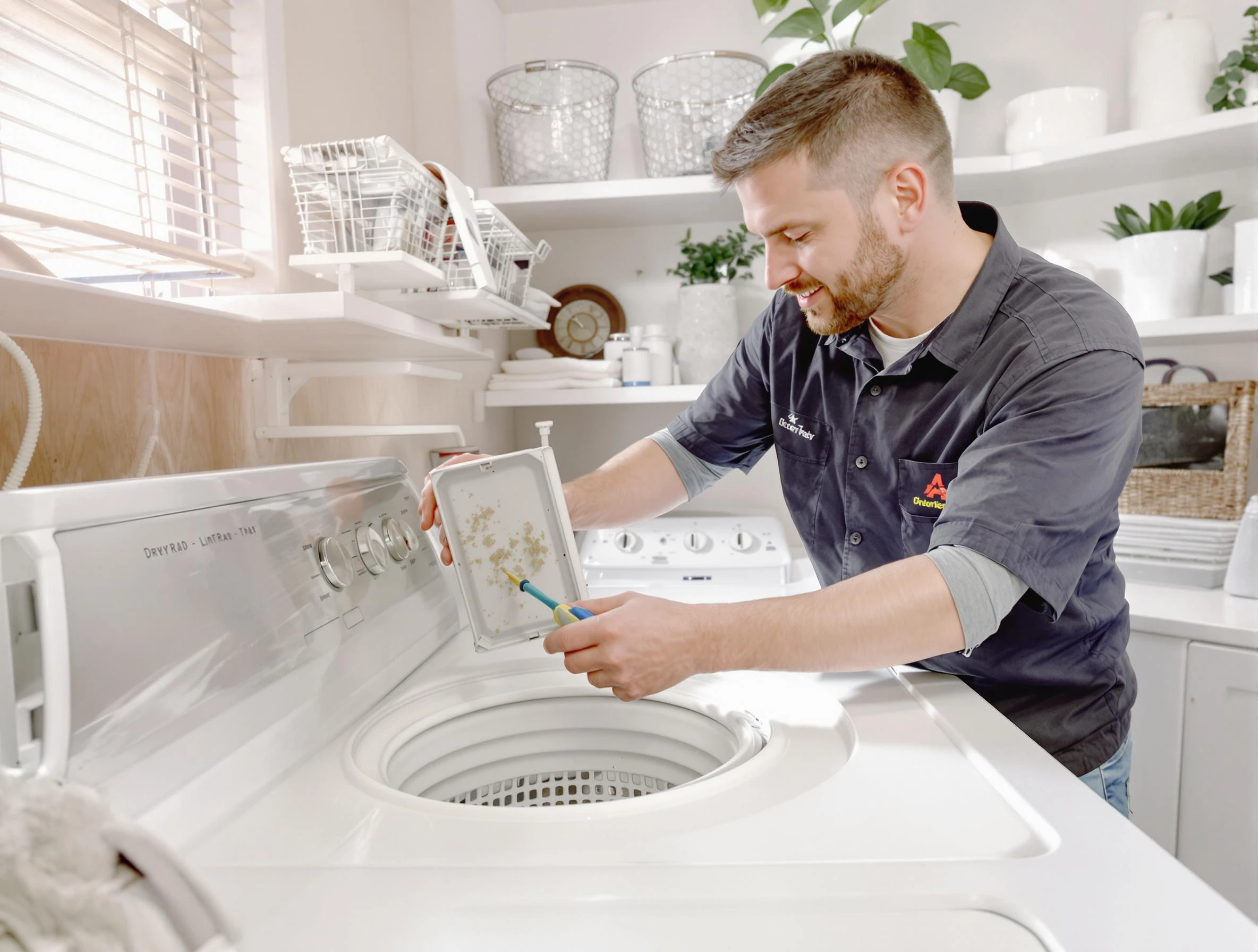 Cleaning Dryer Lint Trap in Culpeper, VA
