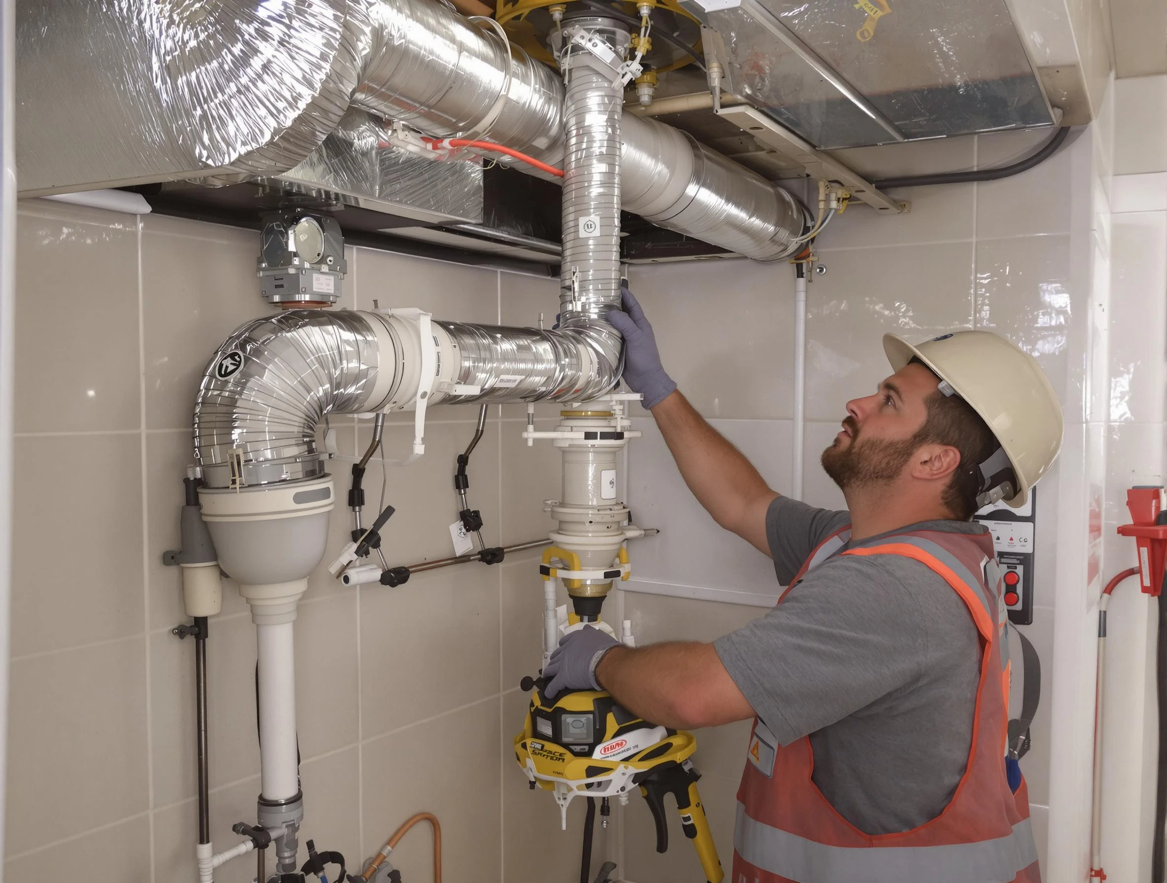 Lake of the Woods Dryer Vent Cleaning expert performing professional dryer vent repair and installation in Lake of the Woods